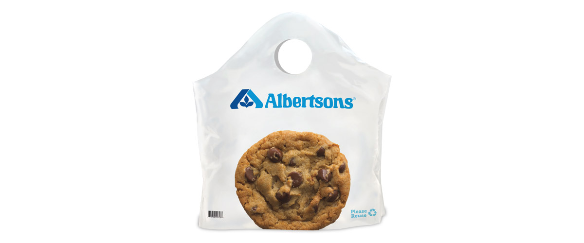 Recycled Content certified Albertsons bag