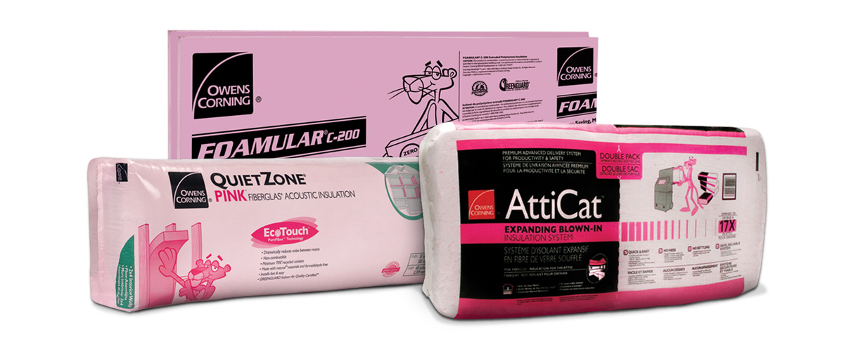 Productos aislantes con contenido reciclado de Owens Corning