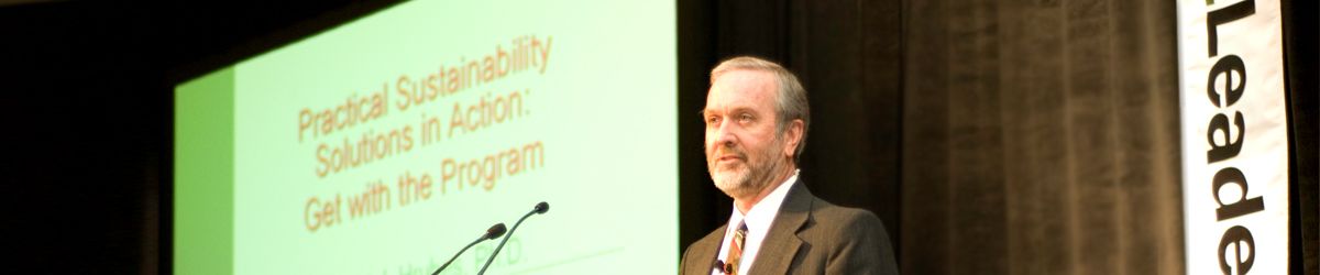 Man giving speech