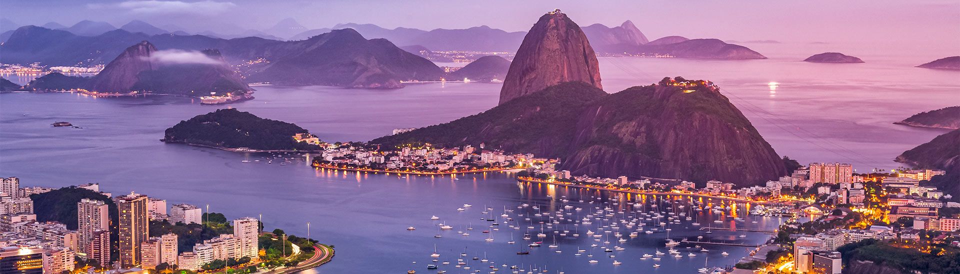 Brazil Rio Overlooking City