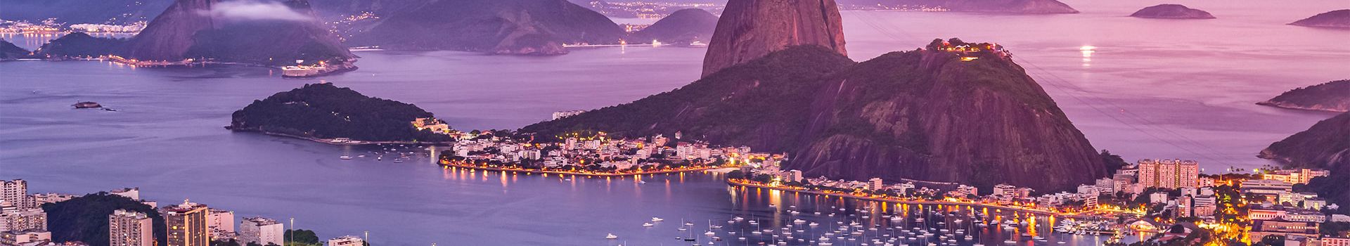 Brazil Rio Overlooking City