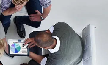 People sitting around a table